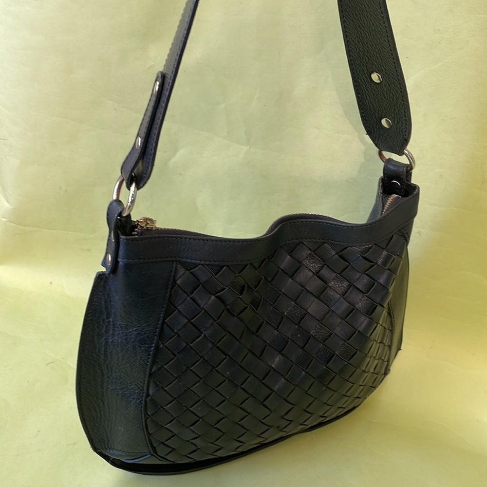 Vintage black Anna Paola pebbled leather bag - Picture 11 of 11